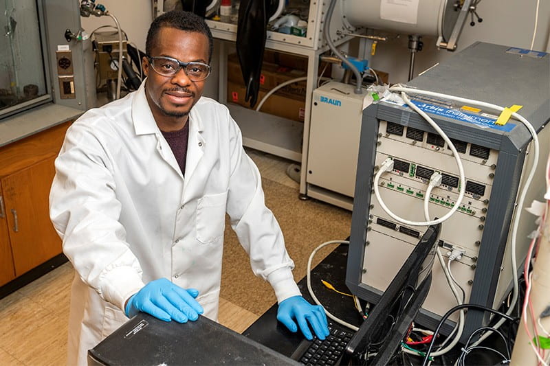 Koffi Pierre Yao, a new assistant professor of mechanical engineering at the University of Delaware